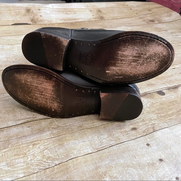 FRYE Melissa button dark brown boots - Picture 4 of 6